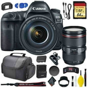 Canon EOS 5D Mark IV DSLR Camera with 24-105mm Lens Intl Model Standard Bundle Canon