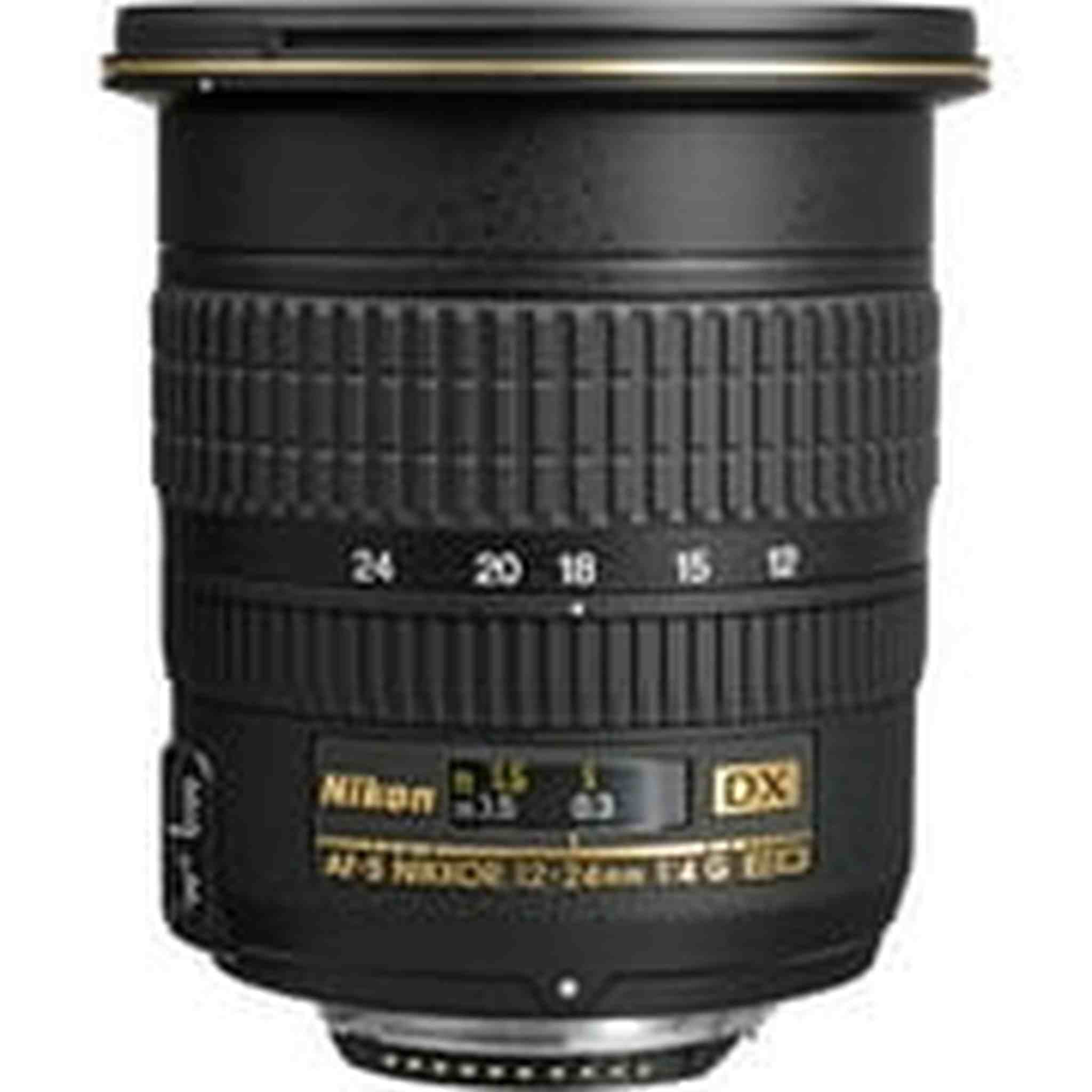 Nikon 2144-IV AF-S DX NIKKOR 12-24mm f/4G If-ED Zoom Lens with Auto Focus for DSLR Cameras International Version No Warranty Nikon