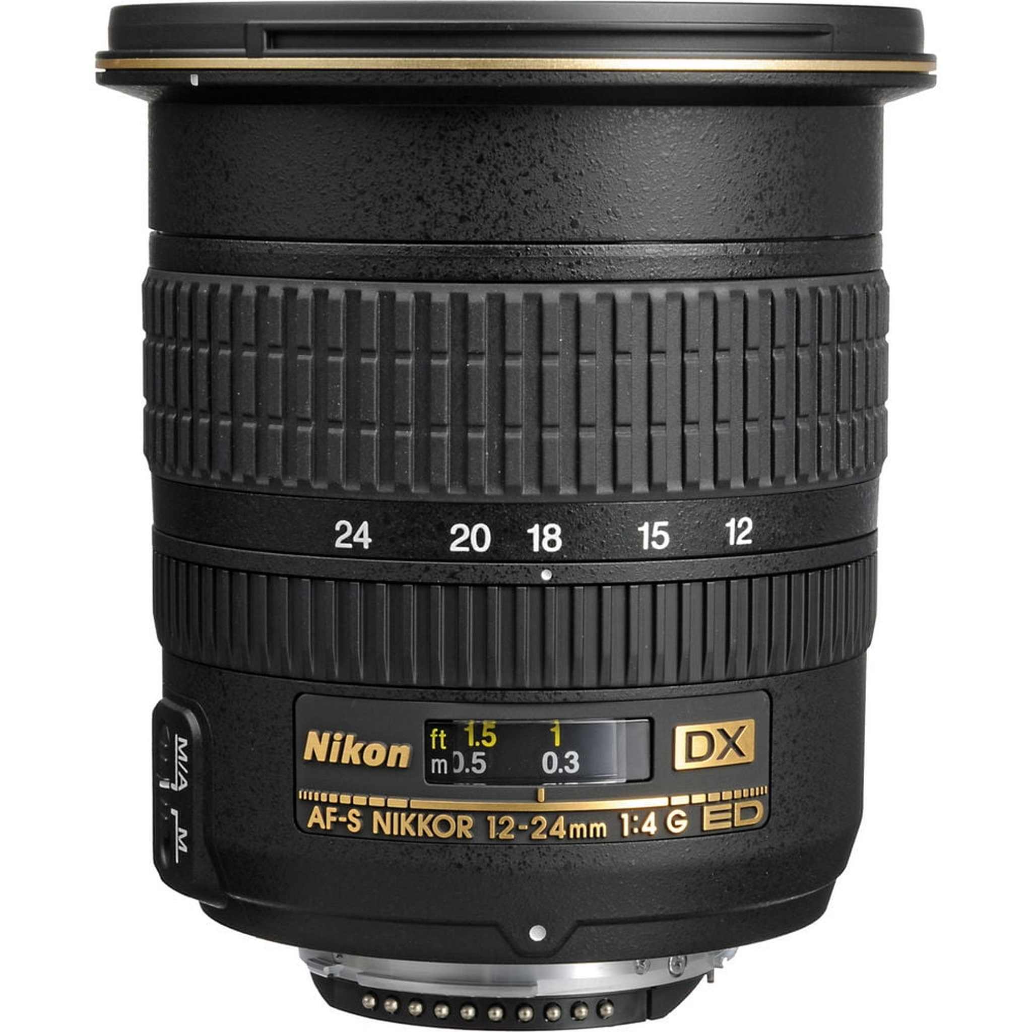 Nikon 2144-IV AF-S DX NIKKOR 12-24mm f/4G If-ED Zoom Lens with Auto Focus for DSLR Cameras International Version No Warranty Nikon