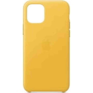 Apple Leather Case for iPhone 11 Pro - Meyer Lemon - Used Apple