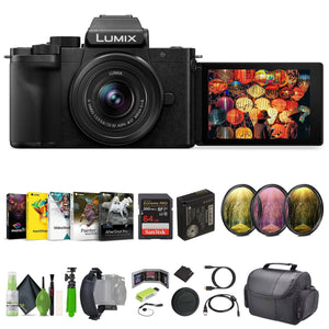 Panasonic Lumix G100D 4K Mirrorless Camera with 12-32mm Lens Vlogging Bundle Panasonic