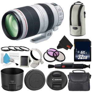 Canon EF 100-400mm f/4.5-5.6L is II USM Lens International Version 9524B002 - Professional Bundle - Used Canon