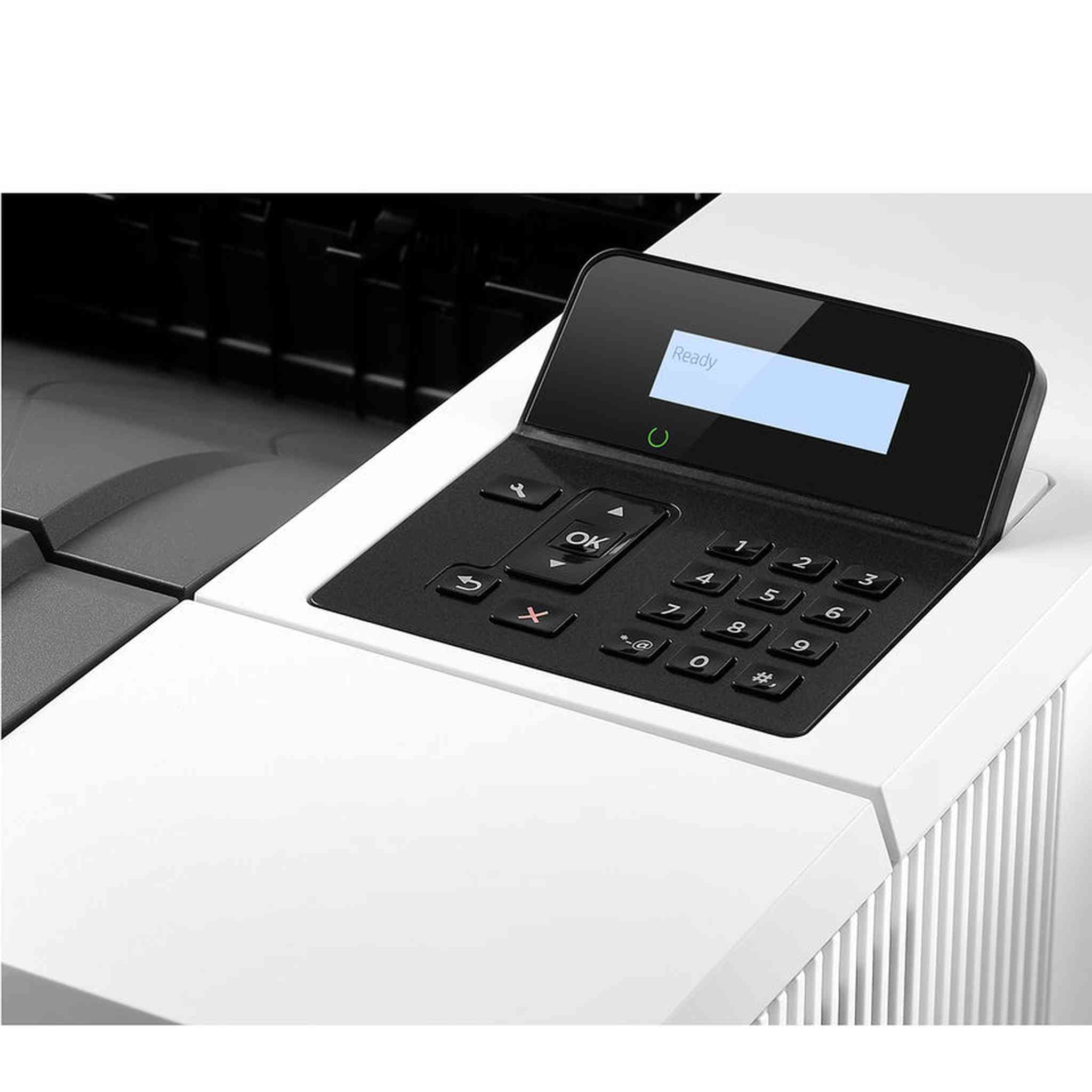 HP LaserJet Pro M501dn Monochrome Laser Printer J8H61A With Power Strip Surge Protector