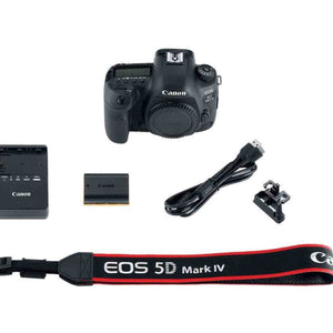 Canon EOS 5D Mark IV 30.4 MP Full Frame CMOS DSLR Camera Body Wi-Fi NFC 4K Video 1483C002 Certified Refurbished - Reconditioned Canon