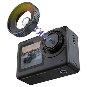 SJCAM SJ 10 Pro Dual Screen 4K 60FPS 6-Axis Wide Angle 8X Slow Motion 5G WiFi Action Camera