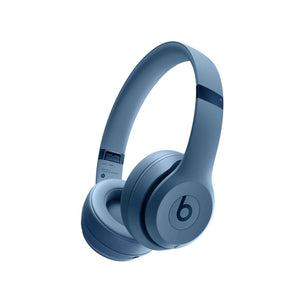 Beats Solo 4 - Wireless Bluetooth On-Ear Headphones, Apple & Android Compatible, Up to 50 Hours of Battery Life - Slate Blue - Used Beats