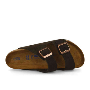 Birkenstock Men's Heels Sandals Open Toe Sandals , Brown Marron Mocca Marron Mocca , 10 US Birkenstock