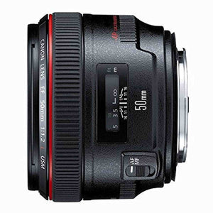 Canon EF 50mm f/1.2 L USM Lens for Canon Digital SLR Cameras - Fixed Renewed - Reconditioned Canon
