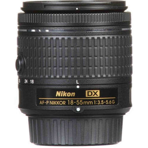 Nikon AF-P DX NIKKOR 18-55mm f/3.5-5.6G Lens for Nikon DSLR Cameras Renewed - Reconditioned eBasket