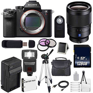 Sony Alpha a7R II Mirrorless Digital Camera International Model + Sony Distagon T FE 35mm f/1.4 ZA Lens + 72mm 3 Piece Advanced Bundle