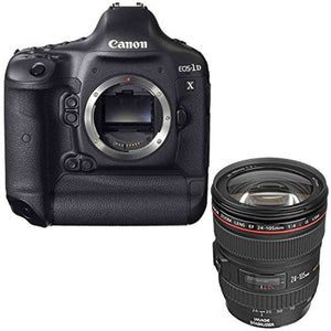 Canon EOS-1D X DSLR Camera Body Only + Canon EF 24-105mm f/4L IS USM Lens Bundle Canon