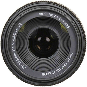 Nikon 70-300mm f/4.5-6.3G VR DX AF-P ED Zoom-NIKKOR Lens - Renewed - Reconditioned Nikon