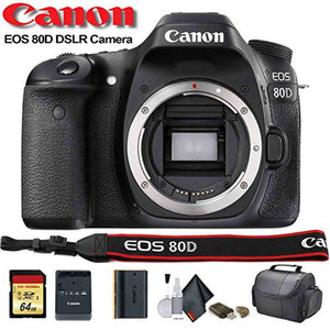 Canon EOS 80D DSLR Camera 1263C004 - Starter Bundle Canon