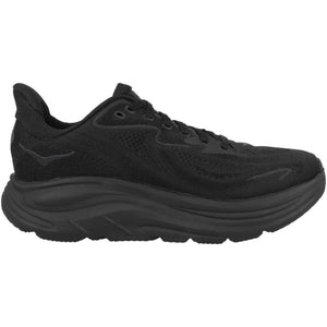 Hoka Women's Clifton 10 Sneaker, Black/Black, 8