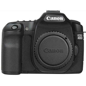 Canon EOS 40D 10.1MP Digital SLR Camera - Black Body Only Speedlite 580EX II - Used Canon