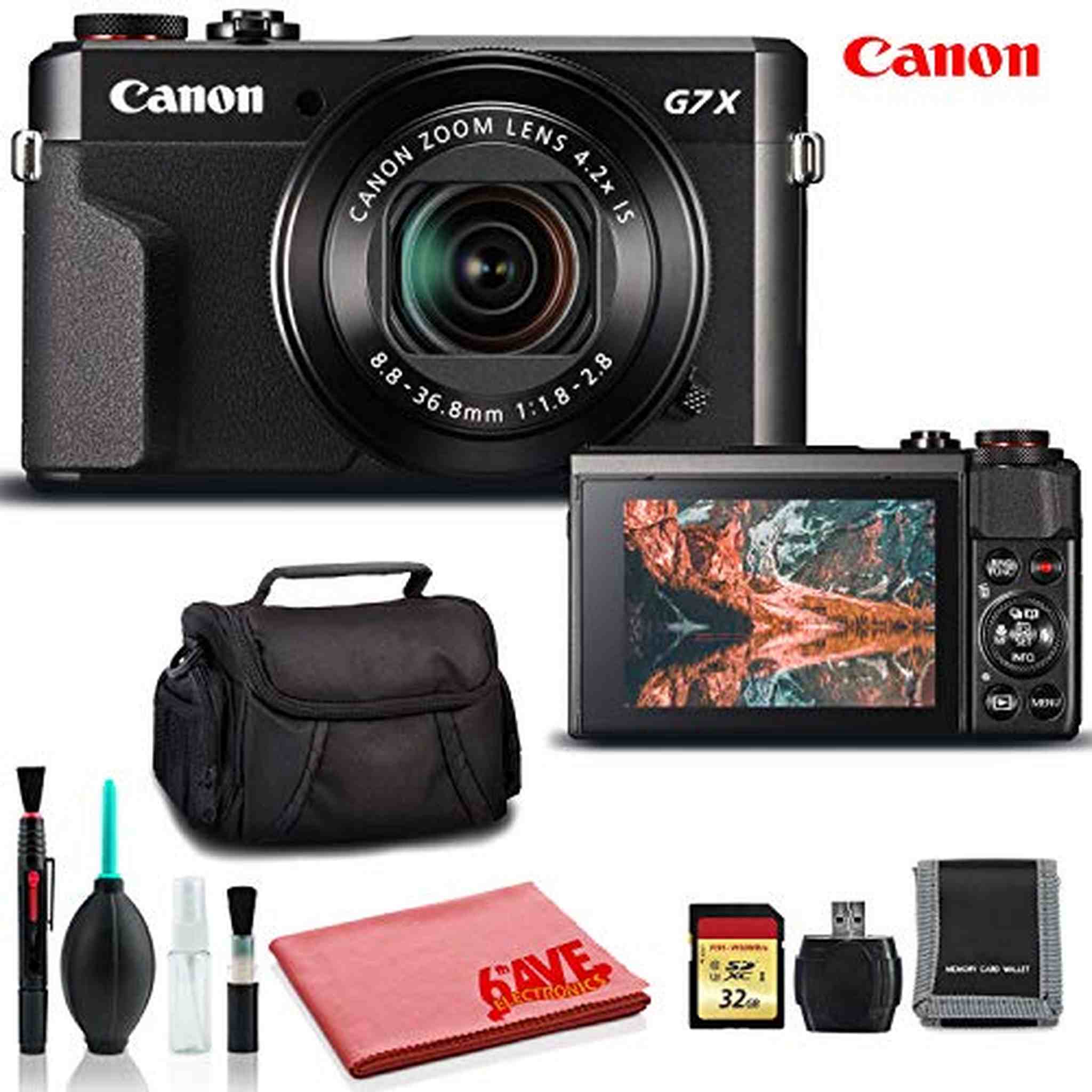 Canon PowerShot G7 X Mark II Digital Camera International Model - Ultimate Kit