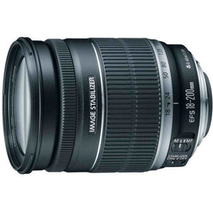 Canon 2752B002 EF-S 18-200mm f/3.5-5.6 IS Wide Lens - Black - Used Canon