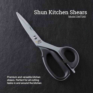 Shun Kitchen Shears, 22.6 cm, Heavy Duty Cooking Scissors, Durable 420J2 Stainless Steel, Detachable Blades for Easy Cleaning, Multi Purpose Kitchen Shears for Professional and Home Chefs Shun