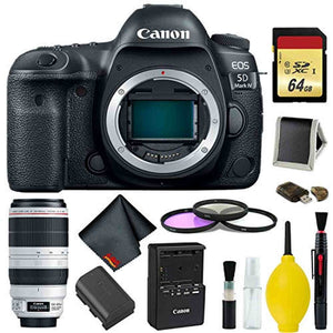 Canon EOS 5D Mark IV DSLR Camera Body Only Complete Kit International Model w/Canon EF 100-400mm f/4.5-5.6L is II USM