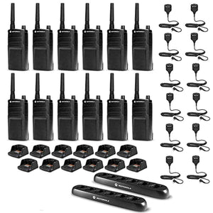 12 x Motorola RMU2040 On-Site 2-Way Radio RMU2040 - 12 Pack With Mics Bundle Motorola Solutions