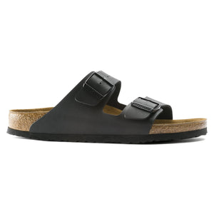 Birkenstock Men's, Arizona Birko Flor Sandal - Regular Width Black 45 M Birkenstock