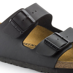 Birkenstock Men's, Arizona Birko Flor Sandal - Regular Width Black 45 M Birkenstock