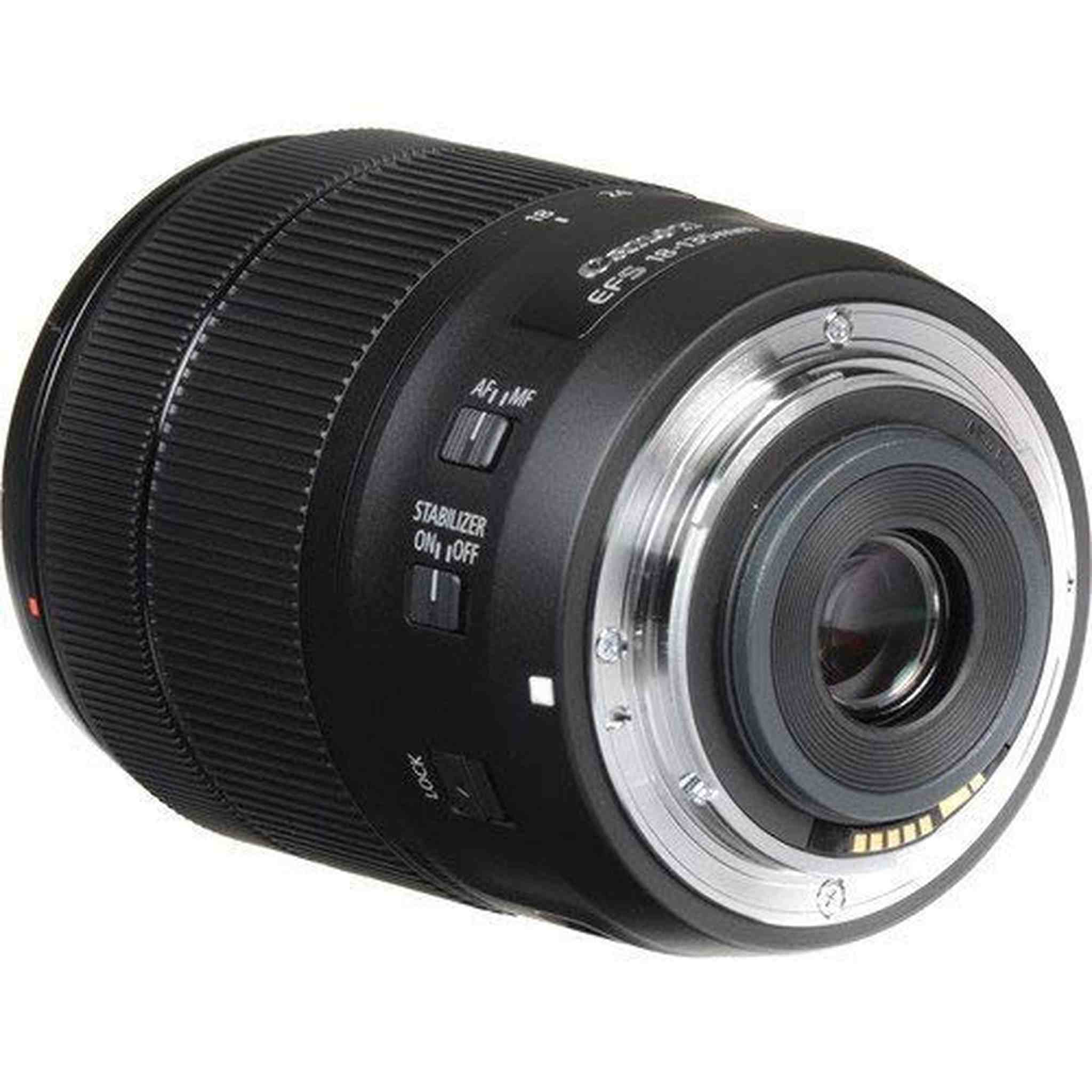 Canon 1276C002-IV EF-S 18-135mm f/3.5-5.6 Image Stabilization USM Lens Black International Model No Warranty Bulk Packaging Canon