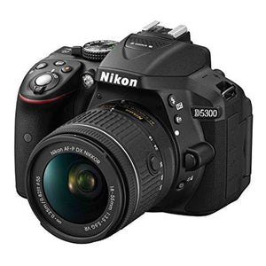 Nikon D5300 Digital SLR Camera - Black 24.2 MP, AF-P 18-55mm VR Lens Kit 3-Inch LCD Screen - International Version No - Used Nikon