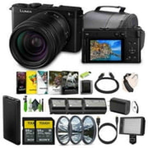 Panasonic LUMIX S9 Mirrorless Camera with 28-200mm L Mount Lens - Black -Bundle Panasonic
