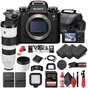 Sony Alpha a9 II Mirrorless Camera W/ Sony FE 200-600mm Lens - Advanced Bundle - Reconditioned Sony