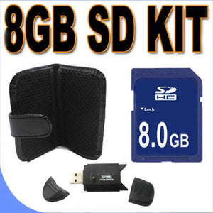 8GB SD/HC Memory Card Secure Digital BigVALUEInc Accessory Saver Bundle for Digital Recorders BVI