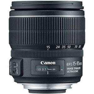 Canon 3560B002-IV EF-S 15-85mm F/3.5-5.6 is USM UD Standard Zoom Lens for Digital SLR Cameras International Model No Warranty - Used Canon