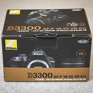 Nikon D3300 Digital SLR Camera Body Black - International Version No Warranty Nikon
