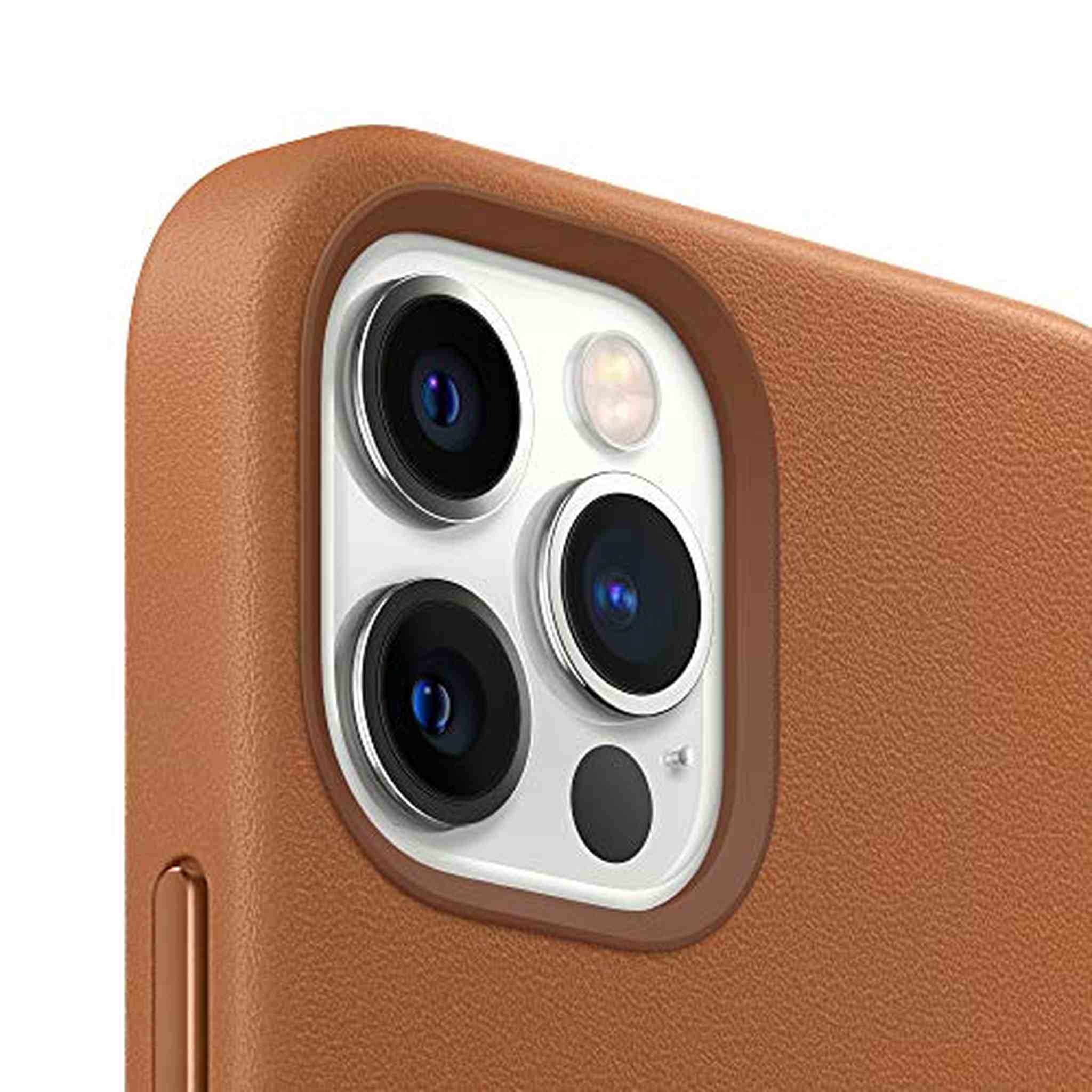 Apple iPhone 12 Pro Max Leather Case with MagSafe - Saddle Brown Apple