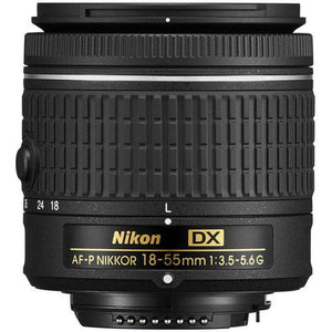 Nikon AF-P DX NIKKOR 18-55mm f/3.5-5.6G Lens for Nikon DSLR Cameras Renewed - Reconditioned eBasket