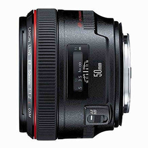 Canon EF 50mm f/1.2 L USM Lens for Canon Digital SLR Cameras - Fixed Renewed - Reconditioned Canon