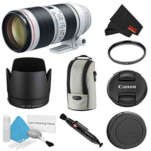 Canon EF 70-200mm f/2.8L is III USM Lens Bundle w/UV Filter International Model
