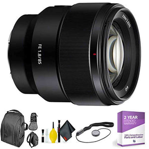 Sony FE 85mm f/1.8 Lens + Deluxe Lens Cleaning Kit - Used Sony