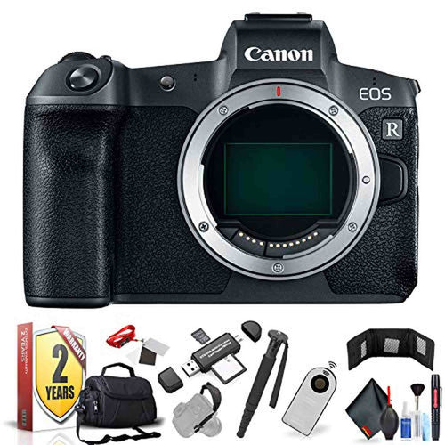Canon EOS R Mirrorless Digital Camera (Body Only) (International Model) with Extra Accessory Bundle