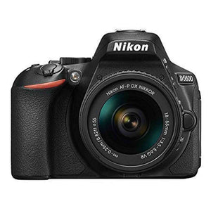 Nikon D5600 DX-format Digital SLR w/ AF-P DX NIKKOR 18-55mm f/3.5-5.6G VR, Touchscreen, Wi-Fi, Bluetooth Renewed - Reconditioned Nikon