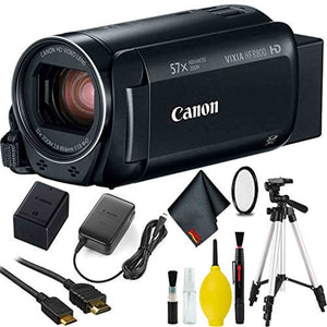 Canon VIXIA HF R800 Camcorder Black w/Tripod - Used Canon