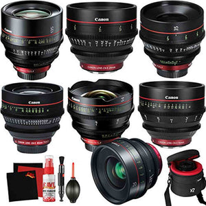 Canon Cinema Lens Combo Pack - Professional Filmmaker Bundle Canon
