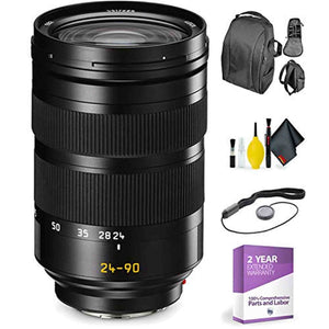Leica SL 24-90mm f/2.8-4 ASPH. Lens 11176 + Deluxe Lens Cleaning Kit Bundle Leica