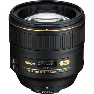 Nikon AF-S FX NIKKOR 85mm f/1.4G Lens with Auto Focus for Nikon DSLR Cameras International Version No warranty - Used Nikon