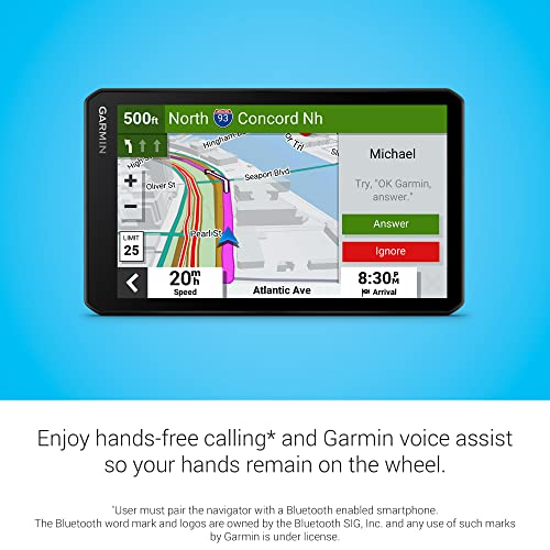 Garmin DriveCam™ 76, Large, Easy-to-Read 7” GPS car Navigator, Built-in Dash Cam