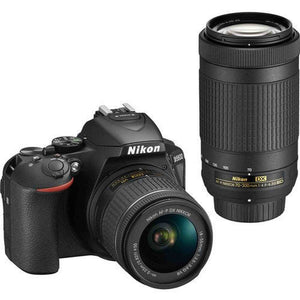 Nikon D5600 DSLR Camera with 18-55mm and 70-300mm Lenses International Model Nikon