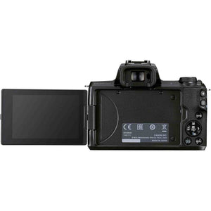 Canon EOS M50 Mark II Mirrorless Digital Camera W/ 15-45mm Lens - Bundle - Reconditioned Canon