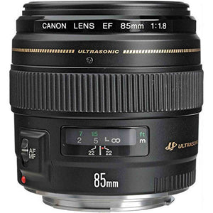 Canon EF 85mm f/1.8 USM Medium Telephoto Lens for Canon SLR Cameras - Fixed - Used Canon