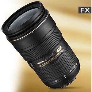 Nikon 24-70mm f/2.8G ED Auto Focus-S Nikkor Wide Angle Zoom Lens Renewed - Reconditioned Nikon