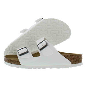 Birkenstock Women's Arizona Birko-Flo White Birko-Flor Sandals - 37 R EU US Women EU's 6-6.5 Birkenstock
